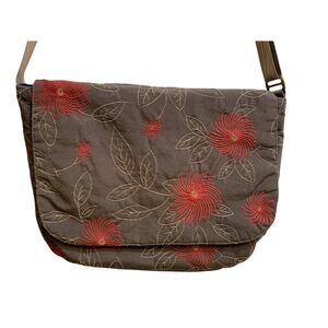 MARUCA Crossbody Bag Purse Handmade in Boulder CO Brown Red Large